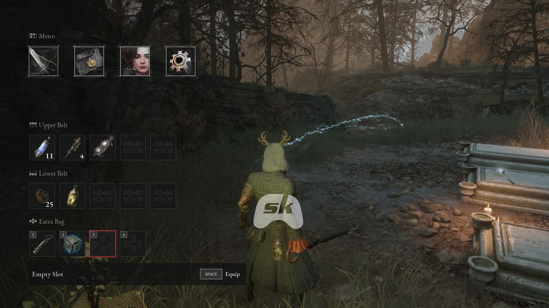 Open the menu and look at the bottom left (Image via Sportskeeda Gaming // NEOWIZ)